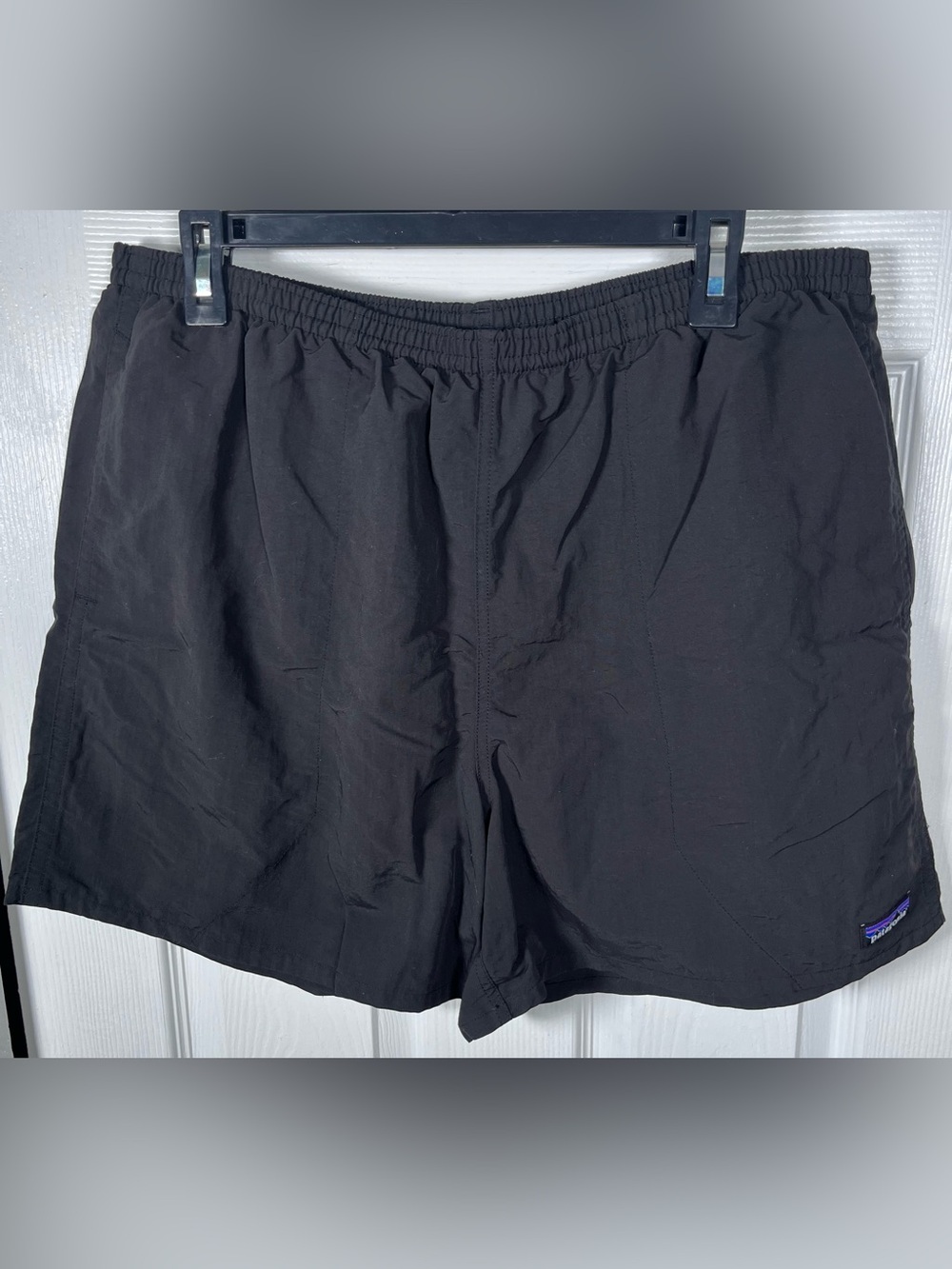 Patagonia Men's Baggies Shorts 5" XL Black 100% Recycled Nylon Mesh Brief Lined